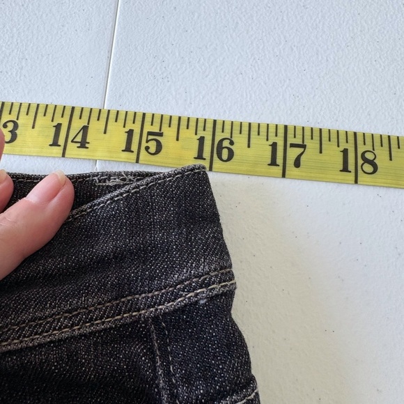 White House Black Market Black Denim Jeans Size 10  Straight Leg No Distressing - Picture 9 of 14